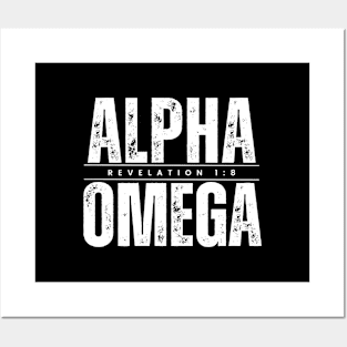 Alpha Omega Revelation 1:8 Posters and Art